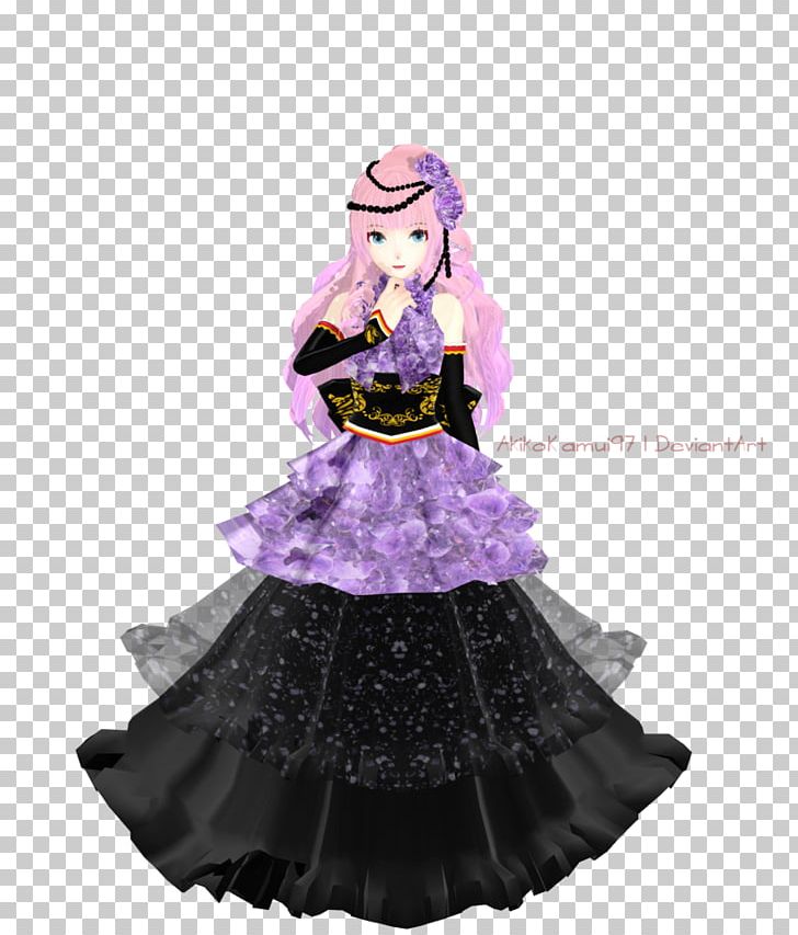 Megurine Luka Costume Vocaloid Gown Dress PNG, Clipart, Chiffon, Clothing, Costume, Costume Design, Deviantart Free PNG Download