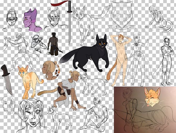 Cat Visual Arts Sketch PNG, Clipart, Animals, Anime, Art, Carnivoran, Cartoon Free PNG Download