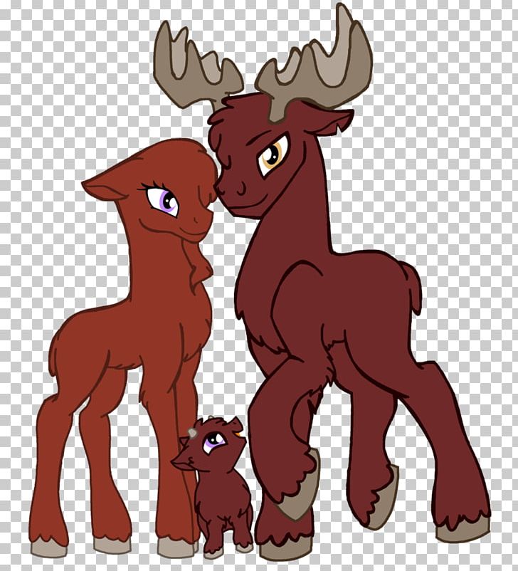 Reindeer Pony Elk Moose PNG, Clipart, Animal, Animal Figure, Antler, Carnivoran, Cartoon Free PNG Download