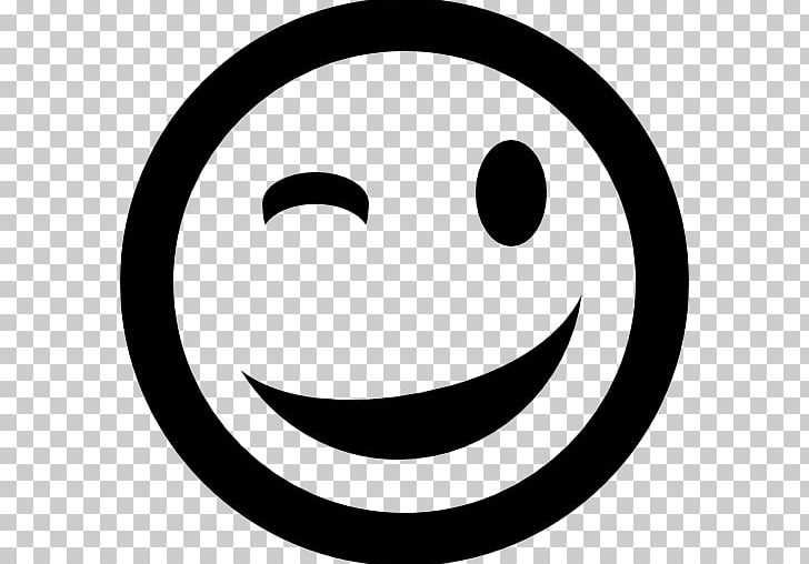 Smiley Emoticon Wink Computer Icons PNG, Clipart, Avatar, Black And White, Circle, Computer Icons, Download Free PNG Download