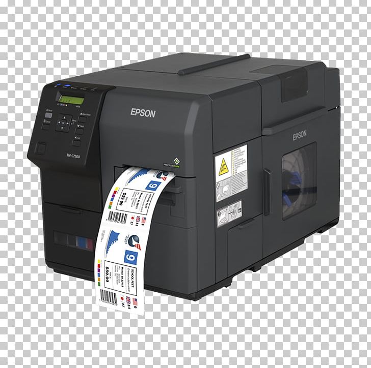 Label Printer Epson Inkjet Printing PNG, Clipart, Barcode Printer, Business, Color Printing, Druckkopf, Electronic Device Free PNG Download