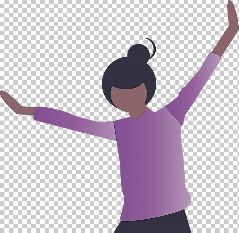 Arm Violet Purple T-shirt Gesture PNG, Clipart, Abstract Girl, Arm, Cartoon Girl, Gesture, Logo Free PNG Download