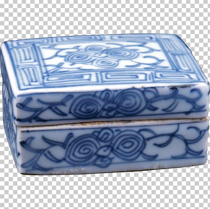 Blue And White Pottery Rectangle Porcelain PNG, Clipart, Blue, Blue And White Porcelain, Blue And White Pottery, Box, Porcelain Free PNG Download