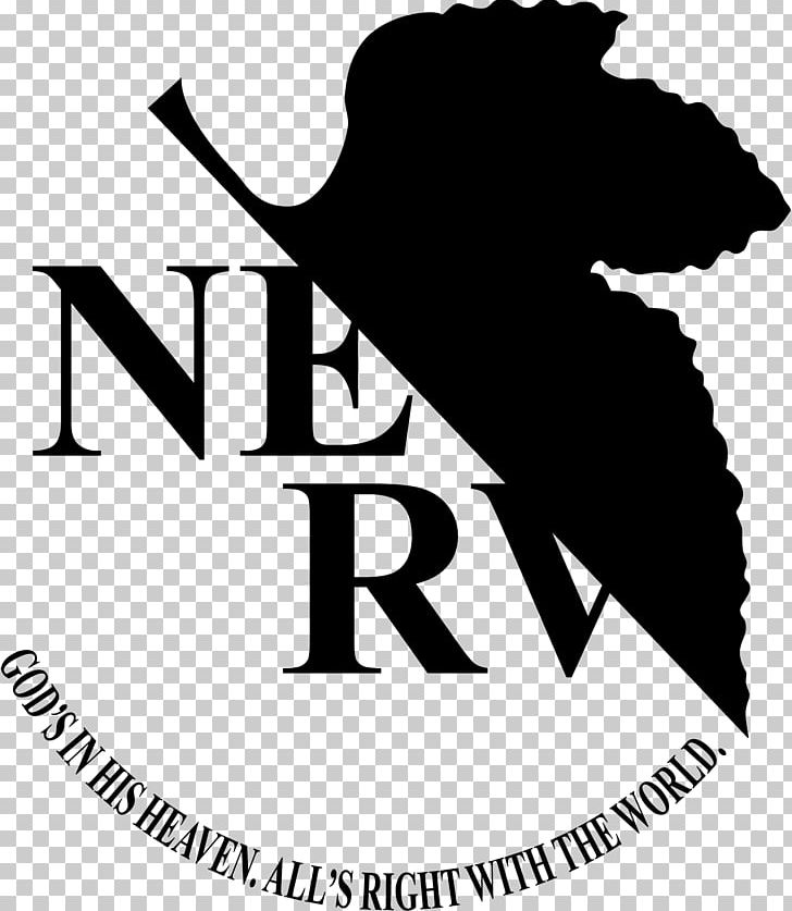 NERV Logo T-shirt Evangelion Shinji Ikari PNG, Clipart, Area, Artwork, Asuka Langley Soryu, Beak, Black Free PNG Download