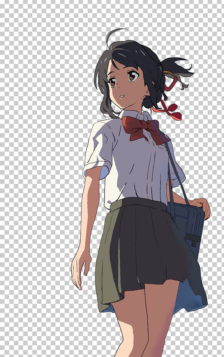 Taki Tachibana Mitsuha Miyamizu Anime Futaba Miyamizu Film PNG, Clipart, Arm, Black Hair, Brown Hair, Cartoon, Clothing Free PNG Download