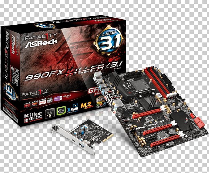 Graphics Cards & Video Adapters ASROCK FATAL1TY 990FX KILLER/3.1 PNG, Clipart, Am 3, Amd 900 Chipset Series, Asrock, Atx, Computer Component Free PNG Download