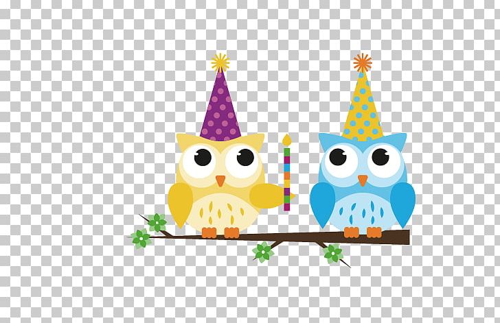 Owl Cartoon Birthday PNG, Clipart, Animals, Art, Beak, Bird, Bird Of Prey Free PNG Download
