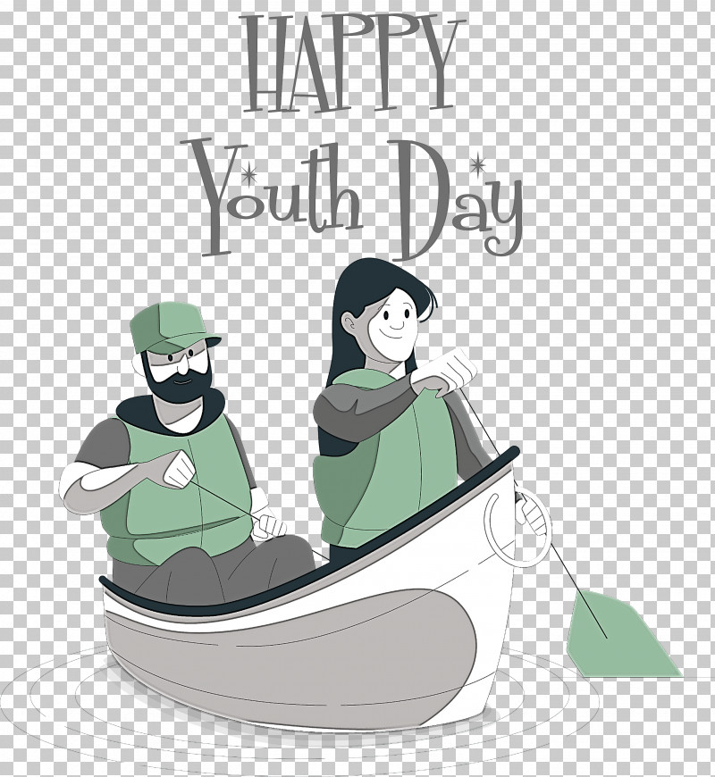 Youth Day PNG, Clipart, Behavior, Cartoon, Character, Green, Human Free PNG Download