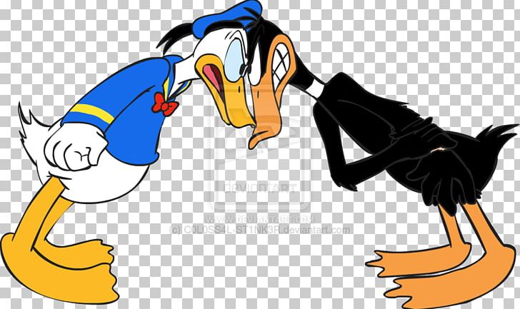 Daffy Duck Donald Duck Cartoon Drawing PNG, Clipart, Animation, Art, Artwork, Beak, Bird Free PNG Download