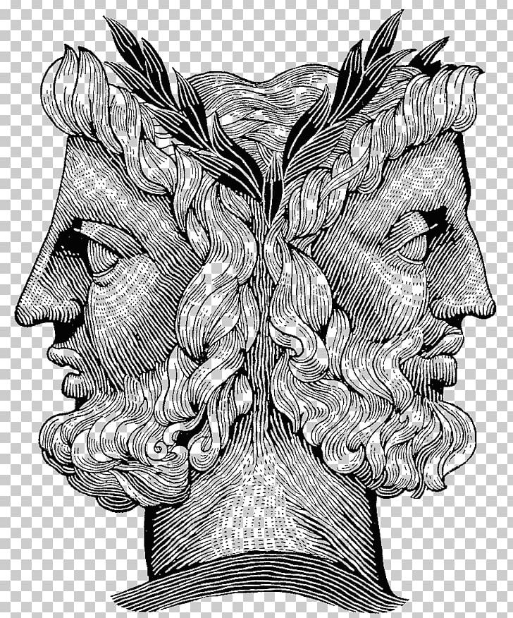 Janus Roman Mythology Deity God PNG, Clipart, Ancient History, Art, Black And White, Deity, Door Free PNG Download