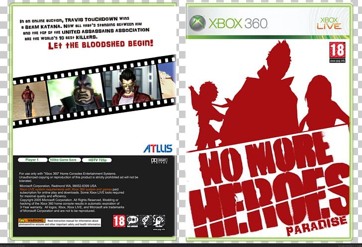 No More Heroes Poster Wii Display Advertising PNG, Clipart, Advertising, Box, Brand, Display Advertising, Media Free PNG Download