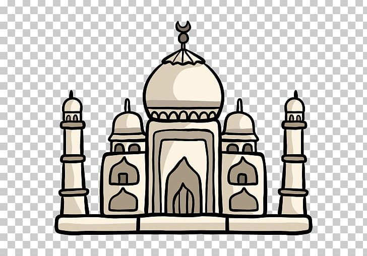 Taj Mahal Computer Icons PNG, Clipart, Area, Black And White, Clip Art, Computer Icons, Drawing Free PNG Download