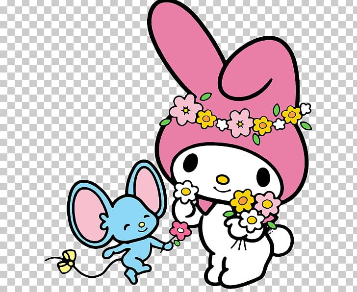 My Melody Hello Kitty Drawing PNG, Clipart, Animal Figure, Area, Artwork, Character, Coloring Book Free PNG Download