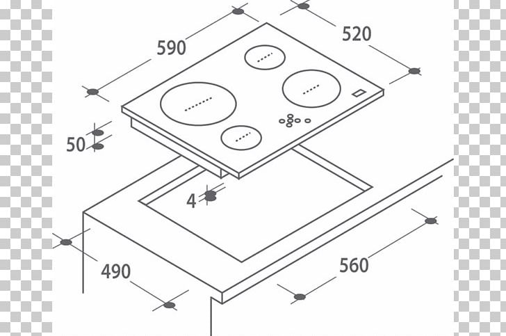 Cooking Ranges Fornello Induction Cooking Hob PNG, Clipart, Angle, Area, Auto Part, Black And White, Brenner Free PNG Download