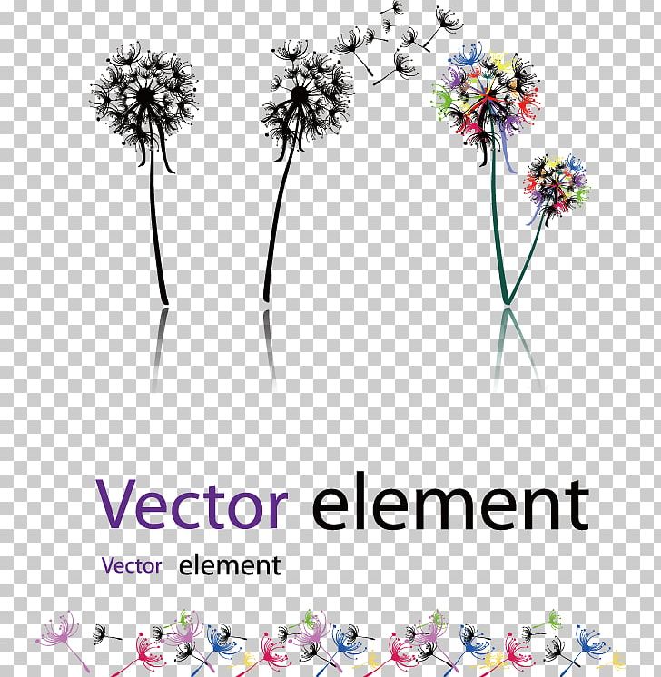 Dandelion Seed PNG, Clipart, Blossom, Branch, Brand, Design Element, Encapsulated Postscript Free PNG Download