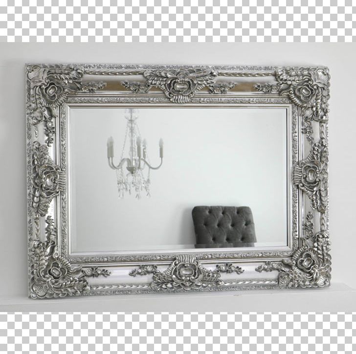 Frames Mirror Silver Rectangle Wall PNG, Clipart, Beveled Glass, Floor, Furniture, Glass, Gold Free PNG Download