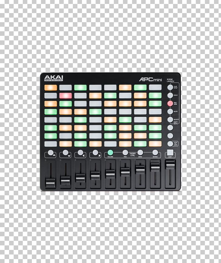 Akai Professional APC Mini MIDI Controllers MIDI Keyboard Ableton Live PNG, Clipart, Ableton Live, Audio, Audio Equipment, Controller, Disc Jockey Free PNG Download