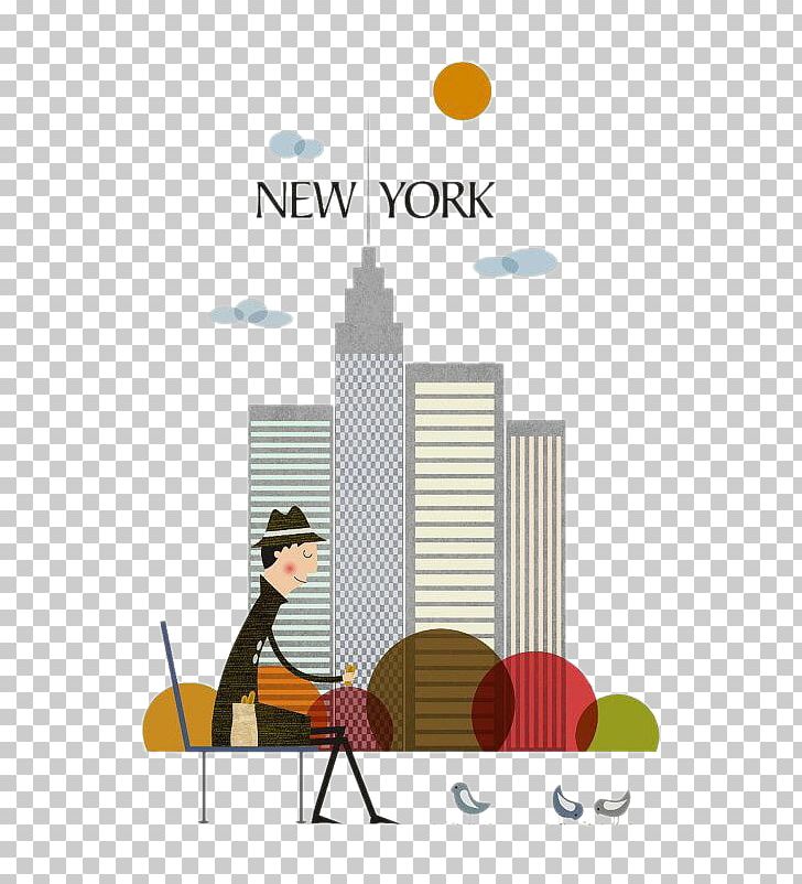New York City Poster Art Illustration PNG, Clipart, Brand, Business Man, Chinese New Year, City, Decorative Free PNG Download
