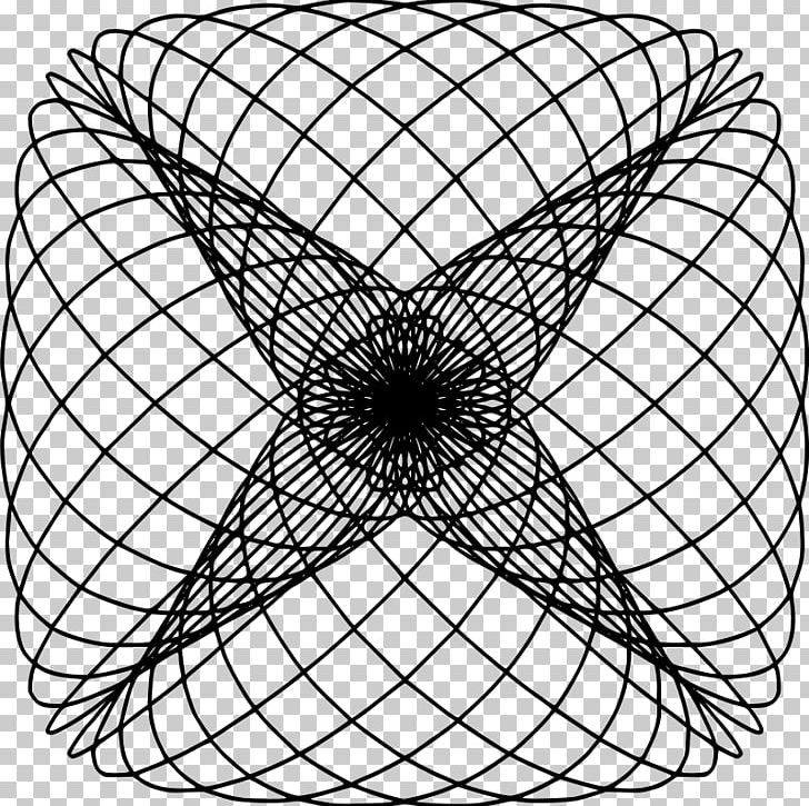 Spirograph Laptop Color PNG, Clipart, Area, Basket, Black And White, Circle, Clothing Free PNG Download