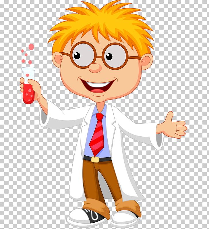 Scientist Cartoon Science PNG, Clipart, Art, Boy, Cartoon, Cheek, Chemical Reaction Free PNG Download