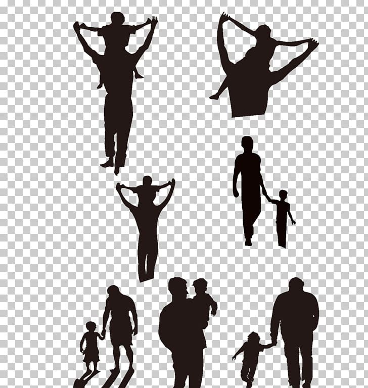 Silhouette Father PNG, Clipart, Arm, Art, Cartoon, Designer, Father And Son Free PNG Download