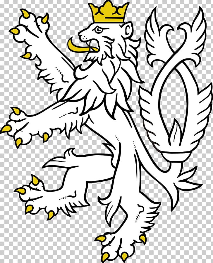 Lion Coat Of Arms Of The Czech Republic Czech Lands PNG, Clipart, Animals, Art, Artwork, Beak, Bird Free PNG Download