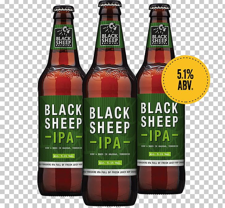India Pale Ale Black Sheep Brewery Beer Bottle PNG, Clipart, Alcoholic Beverage, Ale, Beer, Beer Bottle, Beer Brewing Grains Malts Free PNG Download