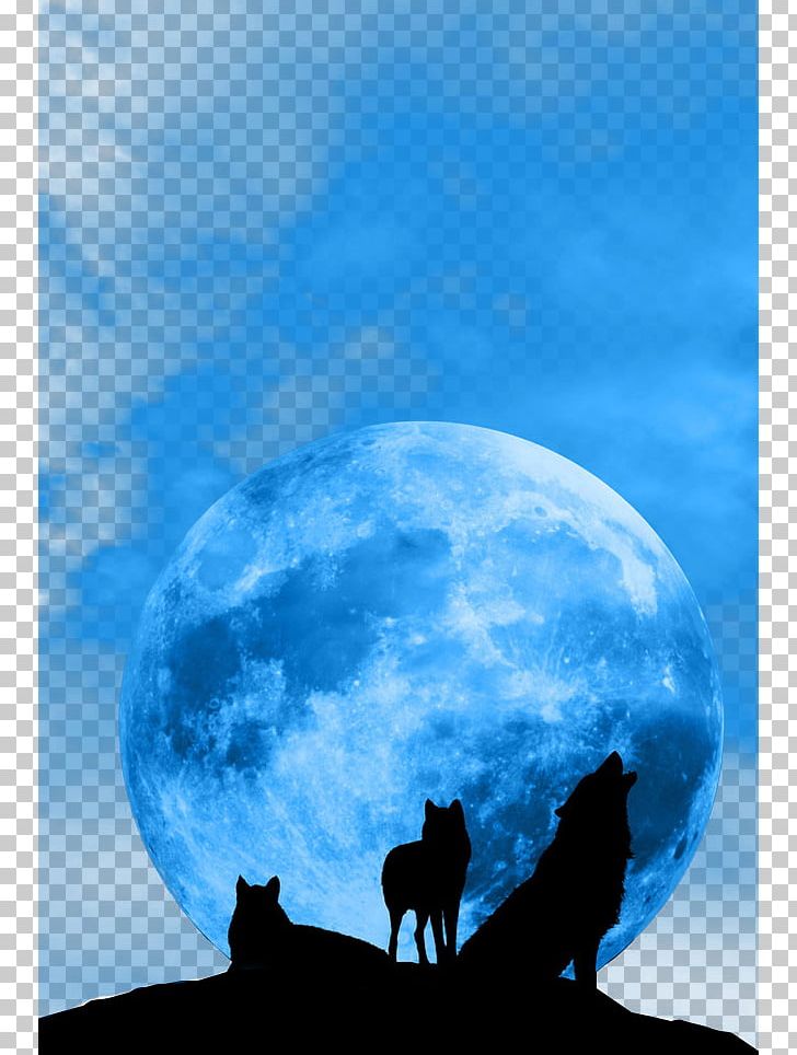 January 2018 Lunar Eclipse Blue Moon Supermoon Full Moon PNG, Clipart, Angry Wolf Face, Animal, Atmosphere, Black Wolf, Blue Free PNG Download