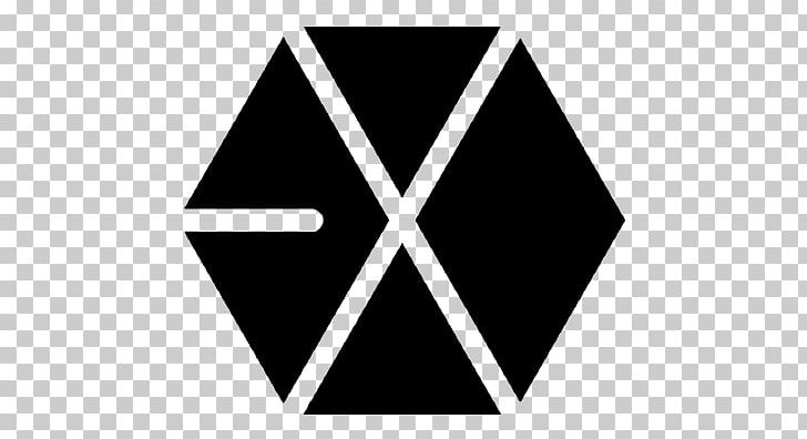 EXO XOXO Logo Growl K-pop PNG, Clipart, Angle, Area, Black, Black And White, Brand Free PNG Download