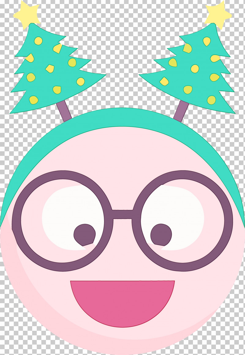 Nose Pink Cartoon Eye Smile PNG, Clipart, Cartoon, Christmas, Eye, Happy New Year, Nose Free PNG Download