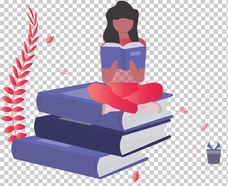 Girl Book Reading PNG, Clipart, Book, Furniture, Girl, Logo, Reading Free PNG Download