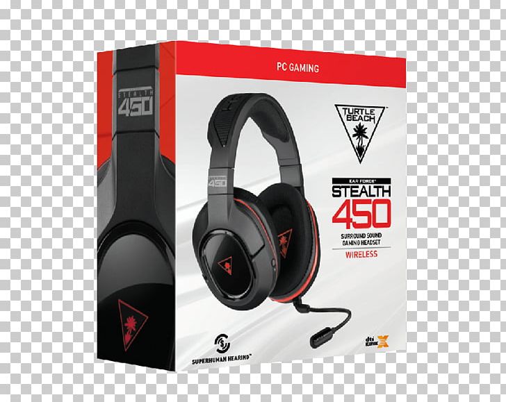 PlayStation Xbox 360 Wireless Headset Headphones Gaming Headset Cordless Stereo Turtle Beach Over-the-ear Black Turtle Beach Ear Force Stealth 450 PNG, Clipart, Audio, Audio Equipment, Electronic Device, Electronics, Playstation Free PNG Download