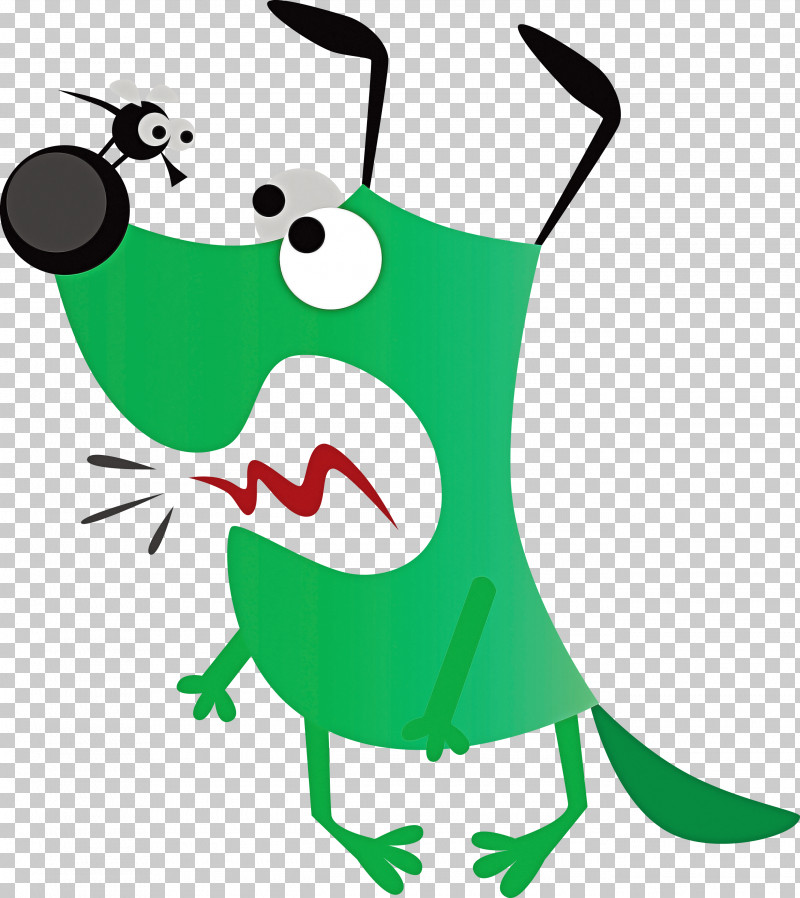 Green Cartoon PNG, Clipart, Cartoon, Cute Cartoon Dog, Green Free PNG Download