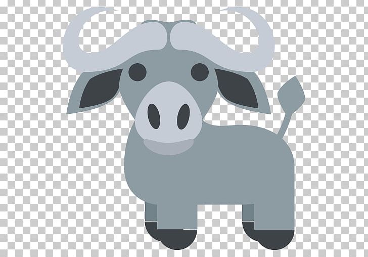 Emoji Water Buffalo Emoticon Text Messaging Smiley PNG, Clipart, Animals, Bison, Carnivoran, Cartoon, Cattle Like Mammal Free PNG Download