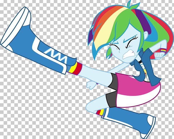 Rainbow Dash Equestria Soccer Kick My Little Pony PNG, Clipart, Anime, Area, Arm, Art, Artwork Free PNG Download