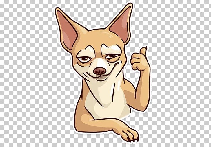 Chihuahua Puppy Dog Breed Sticker Telegram PNG, Clipart, Animals, Breed