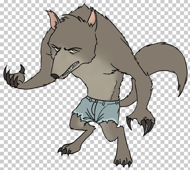 Gray Wolf Werewolf PNG, Clipart, Art, Carnivoran, Cartoon, Cat Like Mammal, Claw Free PNG Download