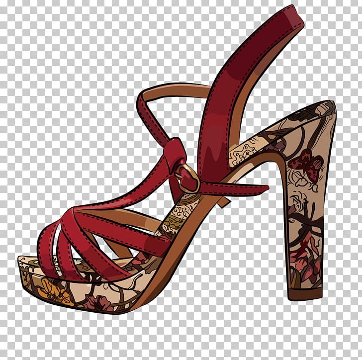 High-heeled Footwear Shoe Illustration PNG, Clipart, Abstract Pattern, Accessories, Art, Basic Pump, Clothing Free PNG Download