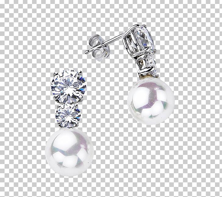 Pearl Earring Carat Cubic Zirconia Jewellery PNG, Clipart, Body Jewellery, Body Jewelry, Brilliant, Carat, Charms Pendants Free PNG Download