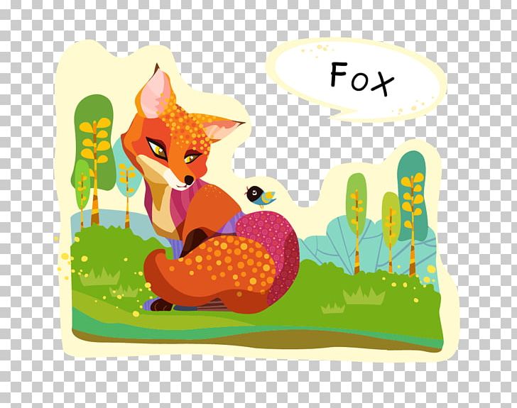 Cartoon Painting Fox Illustration PNG, Clipart, Animal, Animals, Art, Cartoon, Cartoon Cartoons Free PNG Download