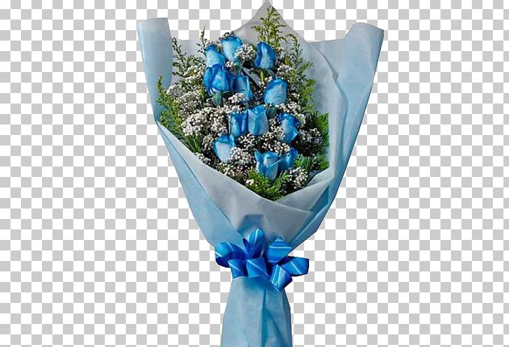 Flower Bouquet Blue Rose Cut Flowers PNG, Clipart, Artificial Flower, Blue, Cobalt Blue, Cut Flowers, Floral Design Free PNG Download