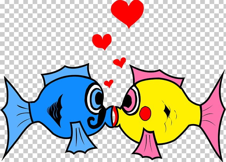Kissing Gourami Cartoon PNG, Clipart, Area, Art, Art Love Cliparts, Artwork, Cartoon Free PNG Download