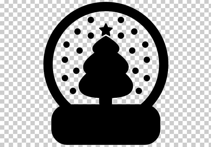 Snow Globes Christmas Ornament Crystal Ball Computer Icons PNG, Clipart, Black, Black And White, Christmas, Christmas Card, Christmas Ornament Free PNG Download