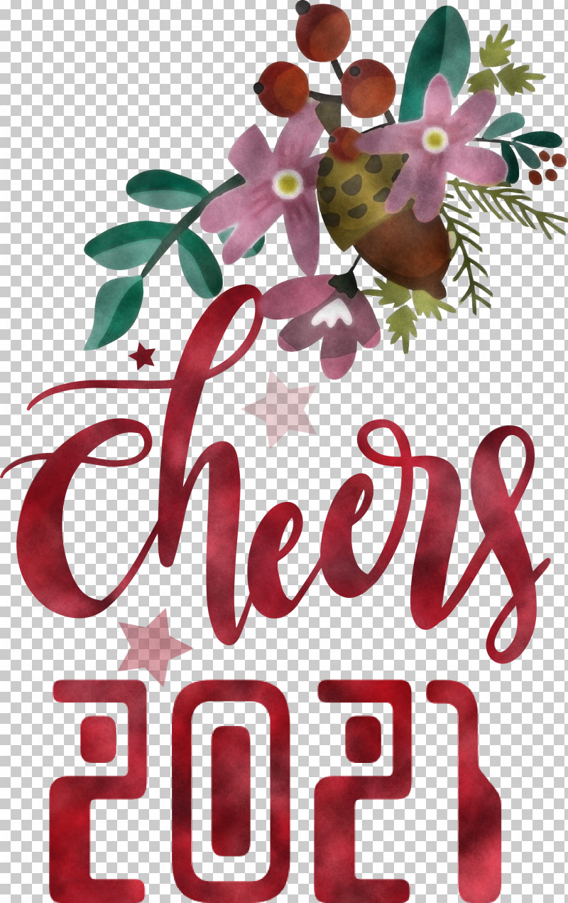 Cheers 2021 New Year Cheers.2021 New Year PNG, Clipart, Cheers, Cheers 2021 New Year, Floral Design, Free, Pixlr Free PNG Download