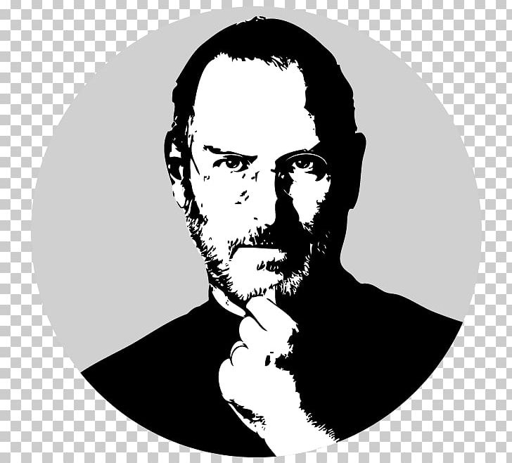 ICon: Steve Jobs The Second Coming Of Steve Jobs Steve Jobs Book: Things You Should Learn From Steve Jobs LaserWriter PNG, Clipart, Apple, Art, Black And White, Computer Icons, Face Free PNG Download