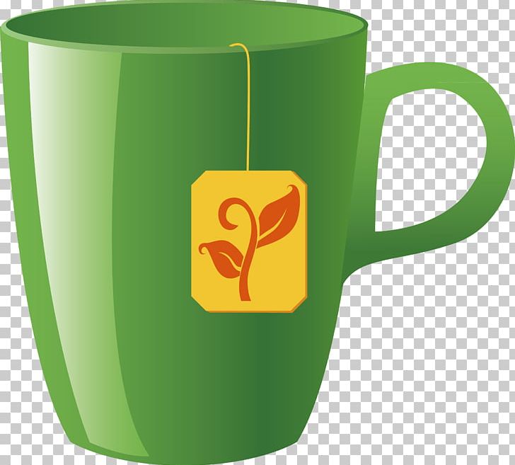 Green Tea Coffee Cup PNG, Clipart, Adobe Illustrator, Background Green, Brand, Ceramic, Ceramics Free PNG Download