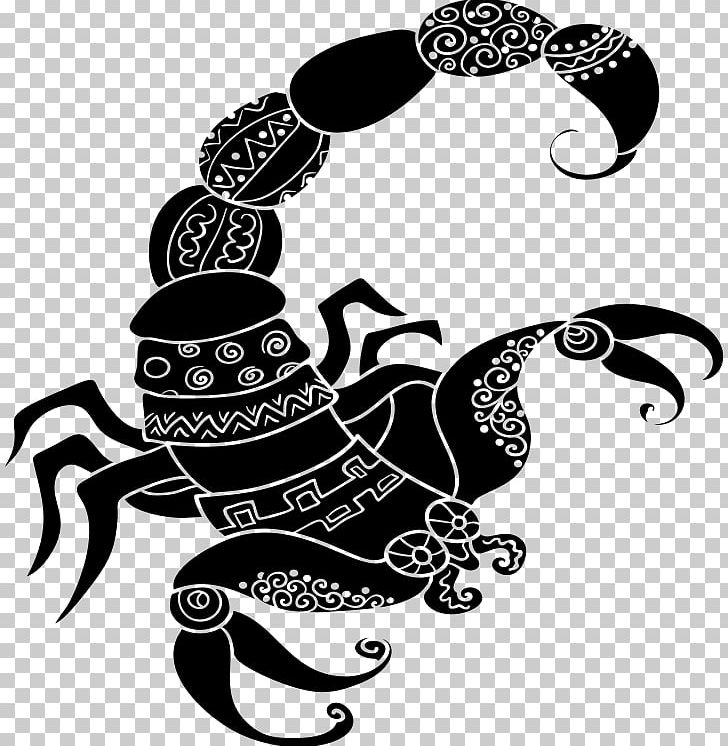 Astrological Sign Zodiac Scorpio Horoscope PNG, Clipart, Art, Astrological Sign, Astrology, Black And White, Cancer Free PNG Download