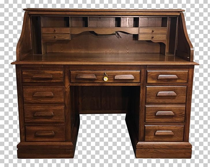 Rolltop Desk Table Office Desk Chairs Drawer Png Clipart