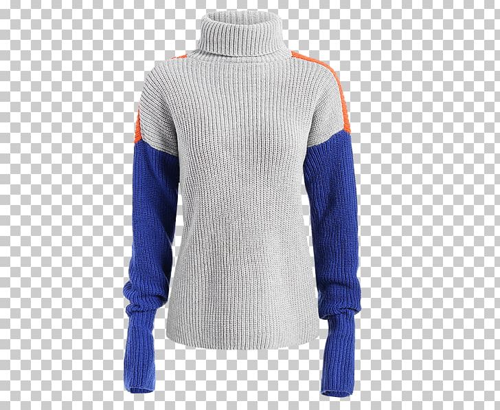 Sweater Shoulder Sleeve Outerwear Product PNG, Clipart, Blue, Cobalt Blue, Electric Blue, Joint, Neck Free PNG Download