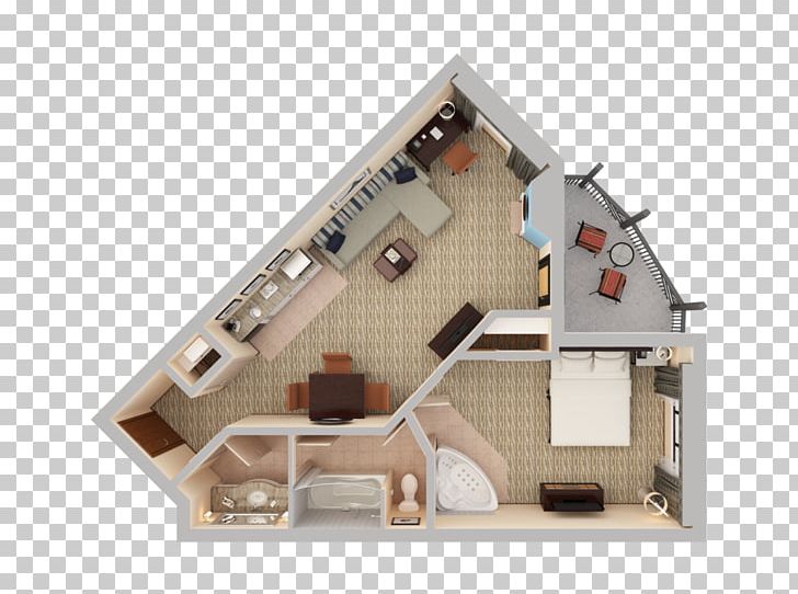 Hilton Sedona Resort At Bell Rock Hot Tub House 3D Floor Plan PNG, Clipart, 3d Floor Plan, Accommodation, Apartment, Bedroom, Building Free PNG Download